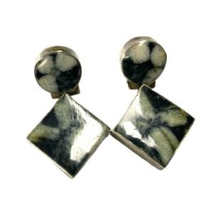 925 sterling silver drop earrings